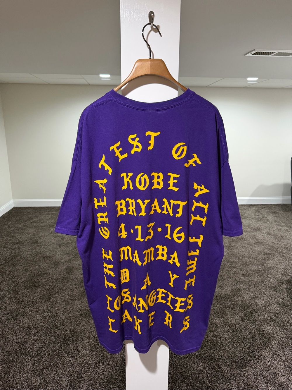 Kanye West I Feel Like Kobe Mamba Pablo Sample Purple Tee